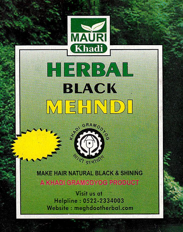 Herbal Black Mehndi (Make Hair Natural Black & Shining)