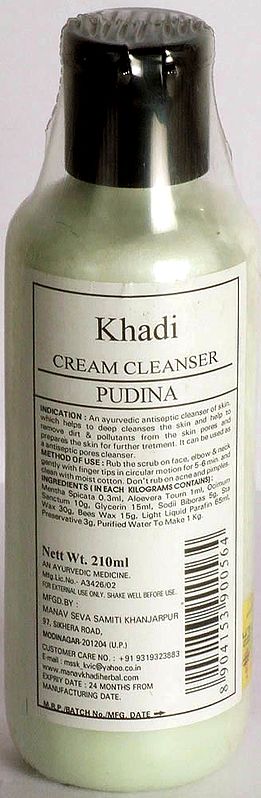 Khadi Cream Cleanser Pudina