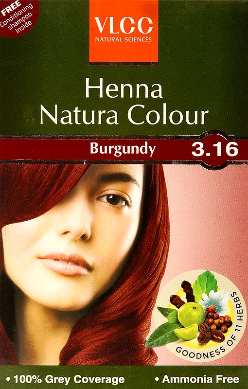VLCC Henna Natura Colour-Burgundy