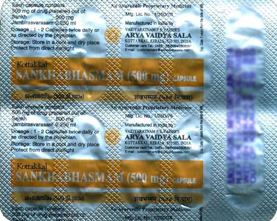 Sankhabhasmam Capsule (500 mg)