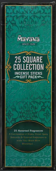 25 Square Collection Incense Sticks Gift Pack (Incense)
