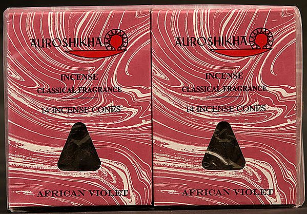 Auroshikha Incense Classical Fragrance 14 Incense Cones African Violet