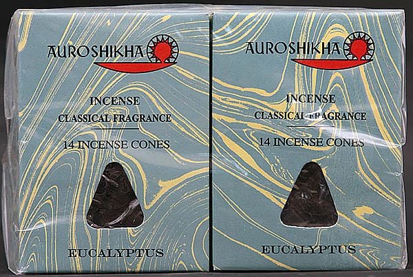 Auroshikha Incense Classical Fragrance 14 Incense Cones Eucalyptus