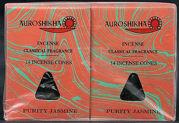 Auroshikha Incense Classical Fragrance 14 Incense Cones Purity Jasmine