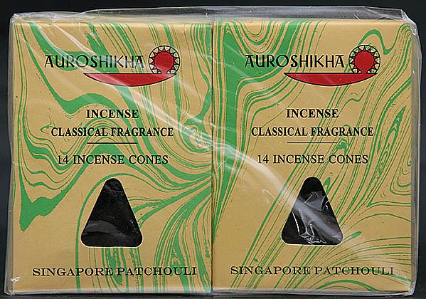 Auroshikha Incense Classical Fragrance 14 Incense Cones Singapore Patchouli