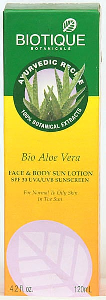 Bio Aloe Vera - Face & Body Sun Lotion SPF 30 UVA/UVB Sunscreen (For Normal to Oily Skin in the Sun)
