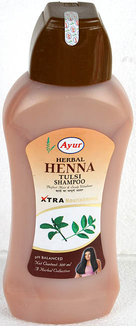 Herbal Henna Tulsi Shampoo (Perfect Hair & Scalp Vitalizer)