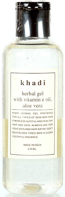 Khadi Herbal Gel with Vitamin E Oil, Aloe Vera