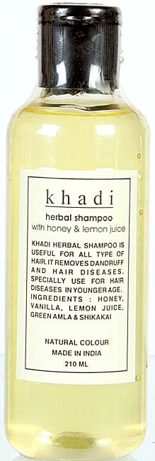 Khadi Herbal Shampoo with Honey & Lemon Juice