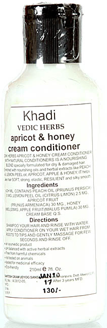 Khadi Vedic Herbs Apricot & Honey Cream Conditioner