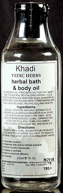Khadi Vedic Herbs Herbal Bath & Body Oil