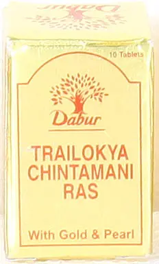 Trailokya Chintamani Ras (With Gold Pearl)