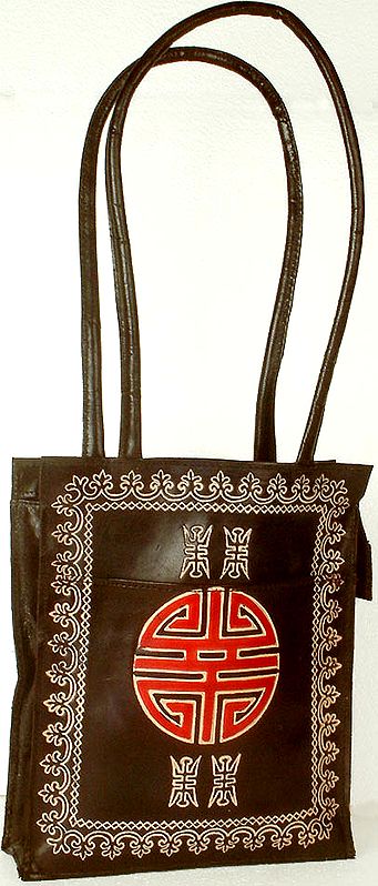 Black Shantiniketan Handbag
