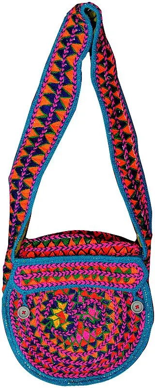 Om Shoulder Bag Made by a Sadhu in Haridwar