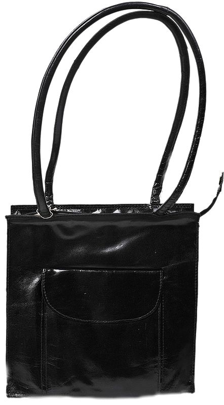 Black Shantiniketan Double-Handled Bag