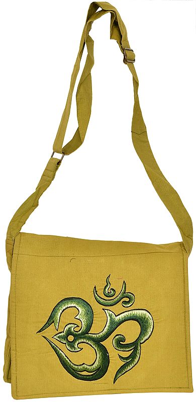 Jhola Bag with Embroidered Om