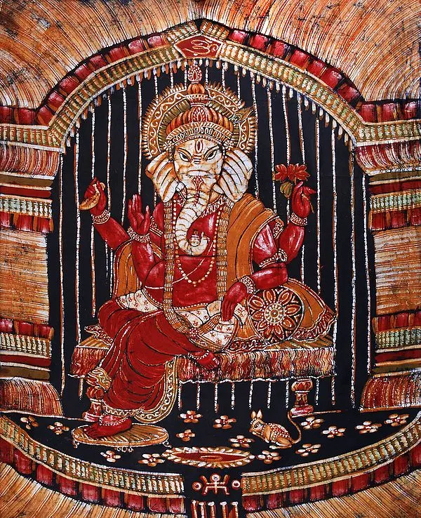 Enthroned Ganesha