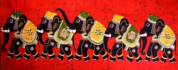 Decorated Elephants