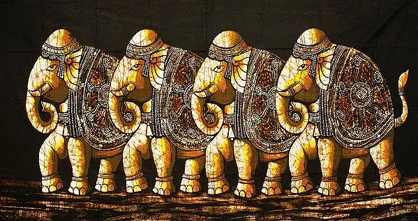 Decorated Elephants