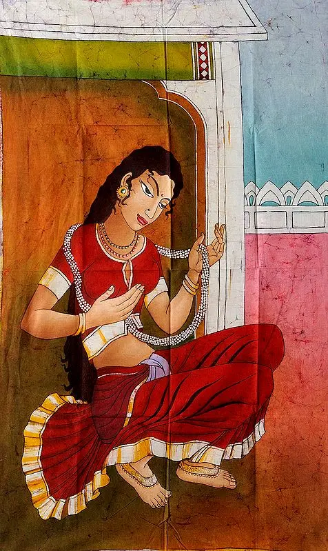 Lady Braiding Hair