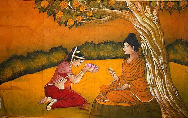 Buddha and the Courtesan (Amrapali)