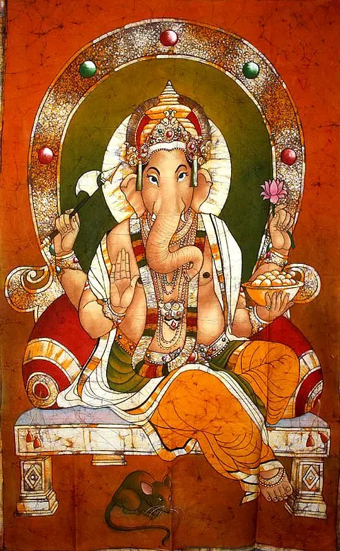 Enthroned Ganesha