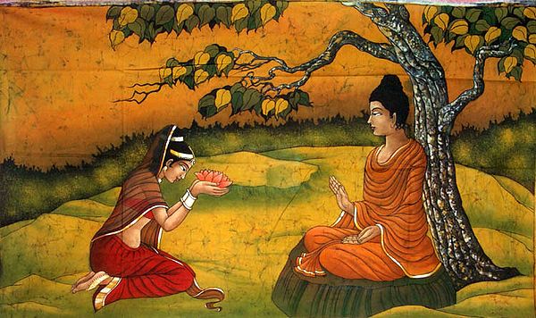 Buddha and the Maiden