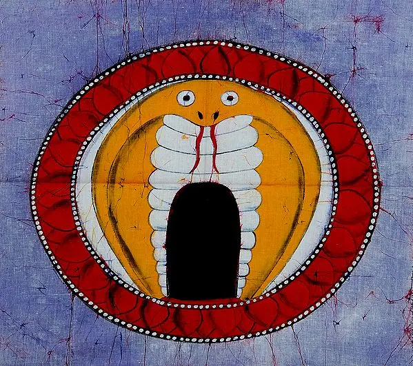 Serpent Guarding the Linga