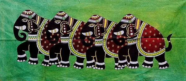 Decorated Elephants