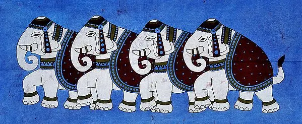 Decorated Elephants