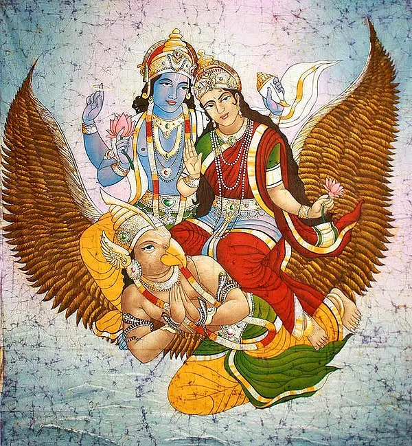 Vishnu Lakshmi on Garuda