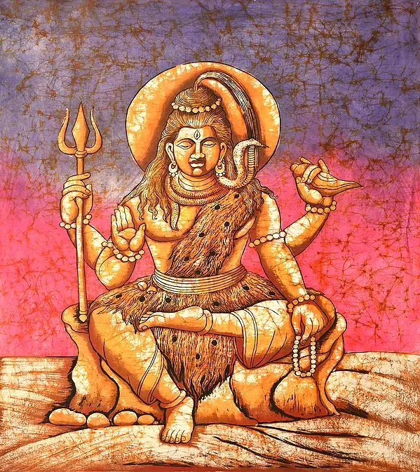Lord Shiva at Kailasha