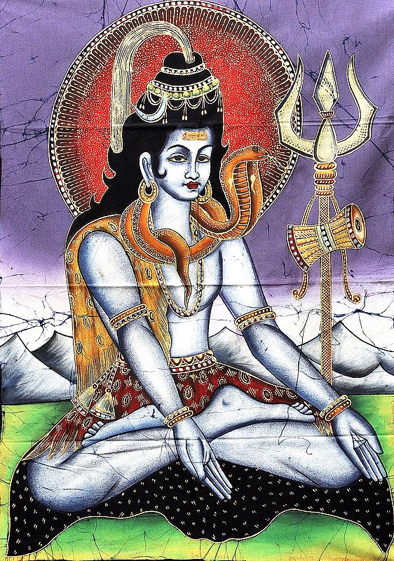 Mahayogi Shiva in Yogasana