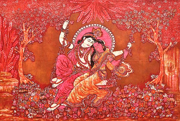 Radha and Krishna on the Swing