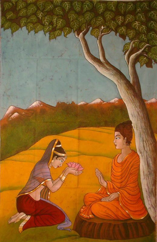 Buddha and the Courtesan (Amrapali)