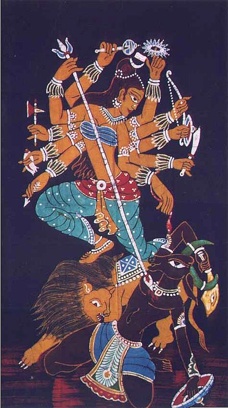 Durga and the Buffalo Demon