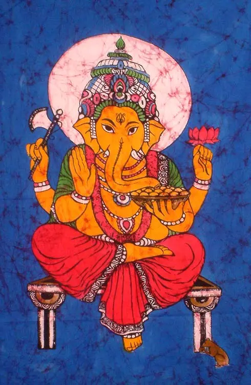 Enthroned Ganesha