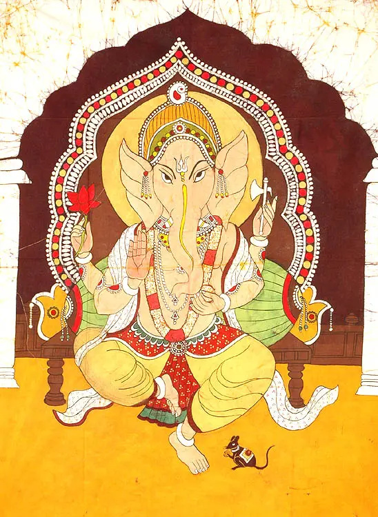 Enthroned Ganesha