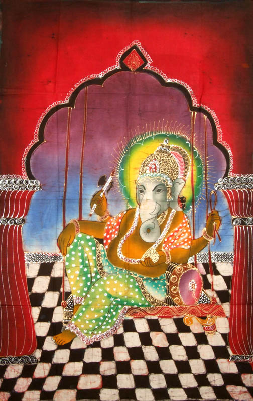 Ganesha on a Swing