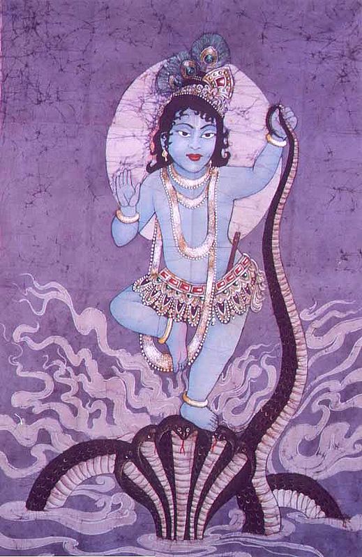 Krishna and Sheshnag