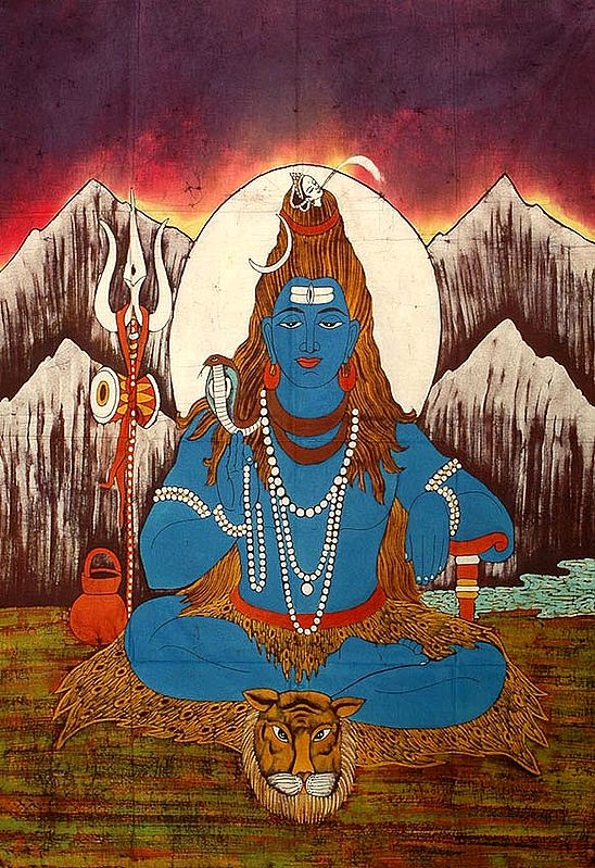Lord Shiva at Kailasha