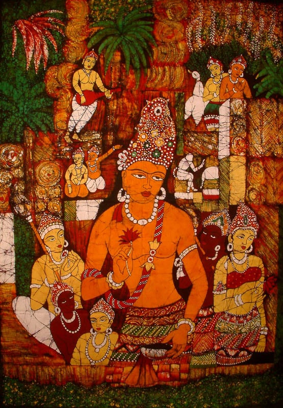 Padmapani with Attendants: A Flavor of Ajanta