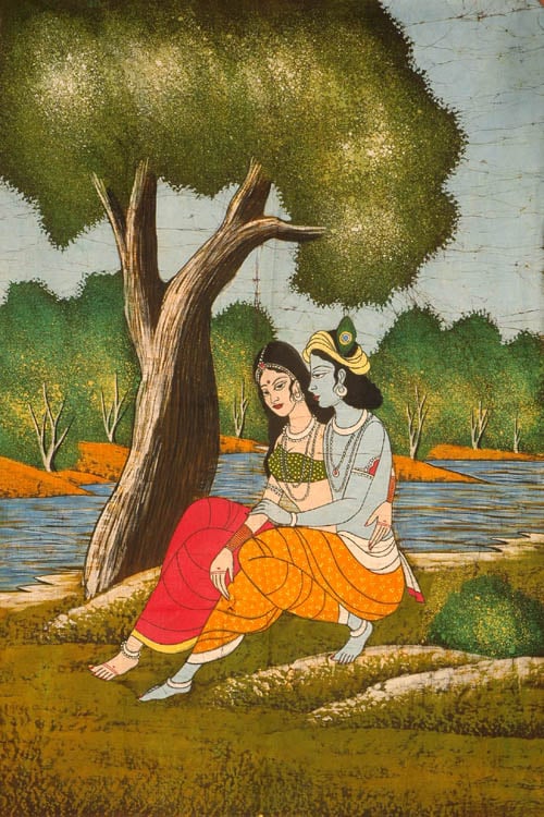 Radha Krishna on the Banks of the Yamuna