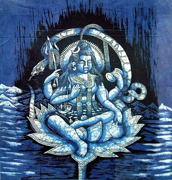 Shiva at Mansarovara