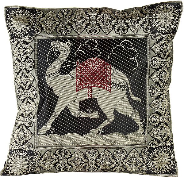 Decorated Camel Woven on a Cushion