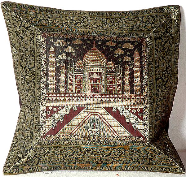 Taj Mahal Cushion Cover