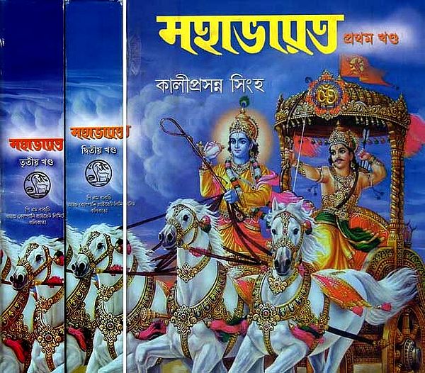 মহাভারত: Mahabharata (Set of 3 Volumes in Bengali)