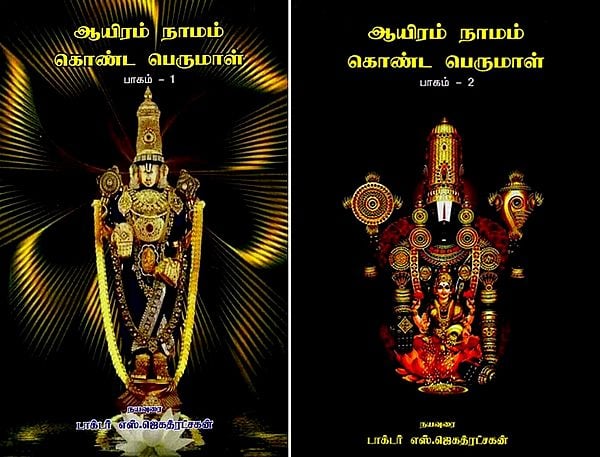 ஆயிரம் நாமம் கொண்ட பெருமாள்: Perumal with a Thousand Names (Set of 2 Volumes) - Tamil