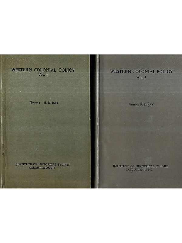 Western Colonial Policy (Set of 2 Volumes) (An Old and Rare Book)