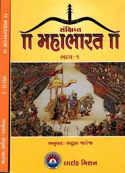 મહર્ષિ વેદવ્યાસજી કૃત સંક્ષિપ્ત મહાભારત: Abridged Mahabharata by Maharishi Ved Vyasji (Gujarati) Set of 2 Volumes